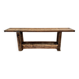 Large antique carpenters working table
