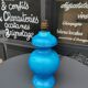 Cracked ceramic vintage lamp foot