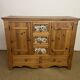 Commode en pin massif vintage