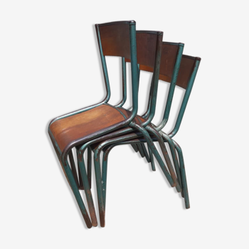 Set of 4 school chairs