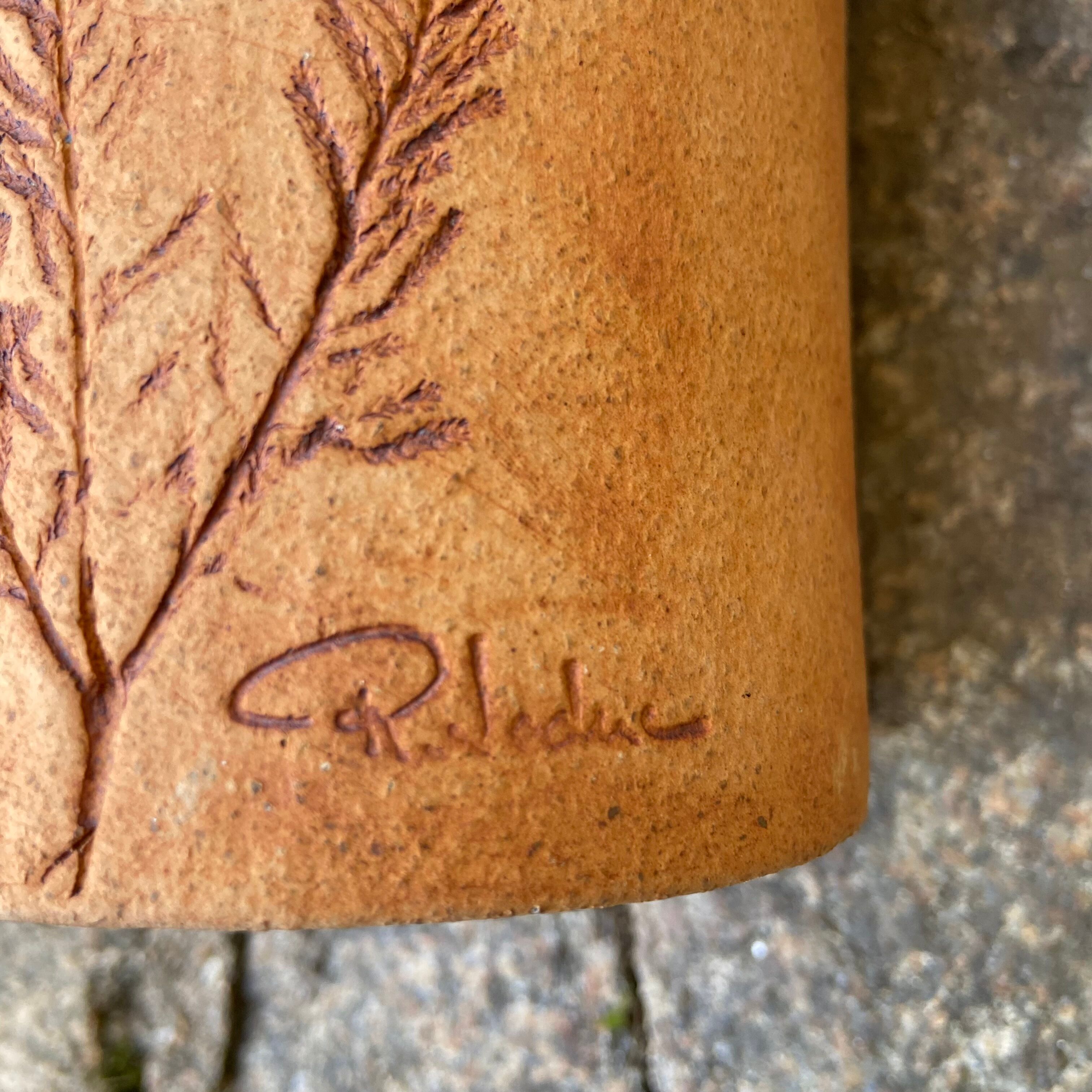 Ceramic vase Raymonde Leduc -Vallauris -60s