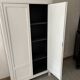 White patinated wardrobe