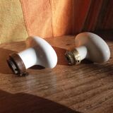 Porcelain door knob handles