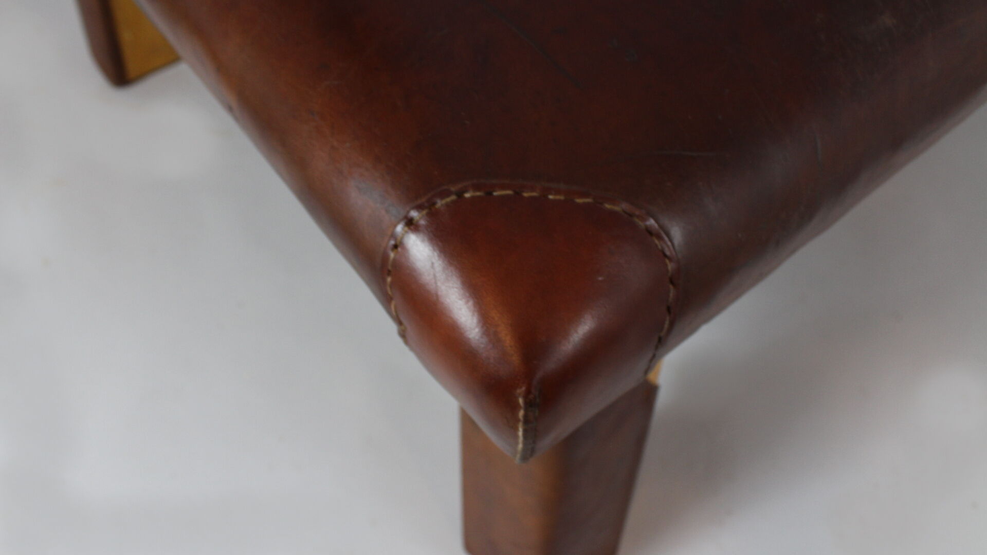 Leather gym table, 1930s