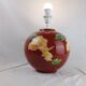 Ceramic lamp Louis Drimmer Red with Althea Vintage