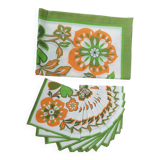 Nappe et serviettes vintage