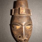 Ancien masque tribal Luba RDC