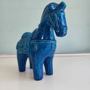 Bitossi Rimini Bleu 32cm cheval de Troie