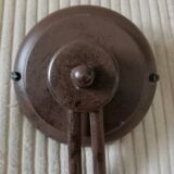 Pair of matte metal wall lights