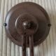 Pair of matte metal wall lights