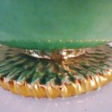 Cup, empty glazed ceramic pocket, signed Louis Dage, 50s