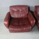 1970s Danish Brown Leather Chairs By Madsen & Schubell