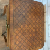 Bedside table in Louis XV style marquetry