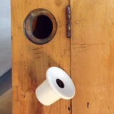 Vintage children's desk with ink