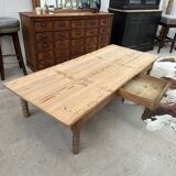 Early 20th century fir wood coffee table