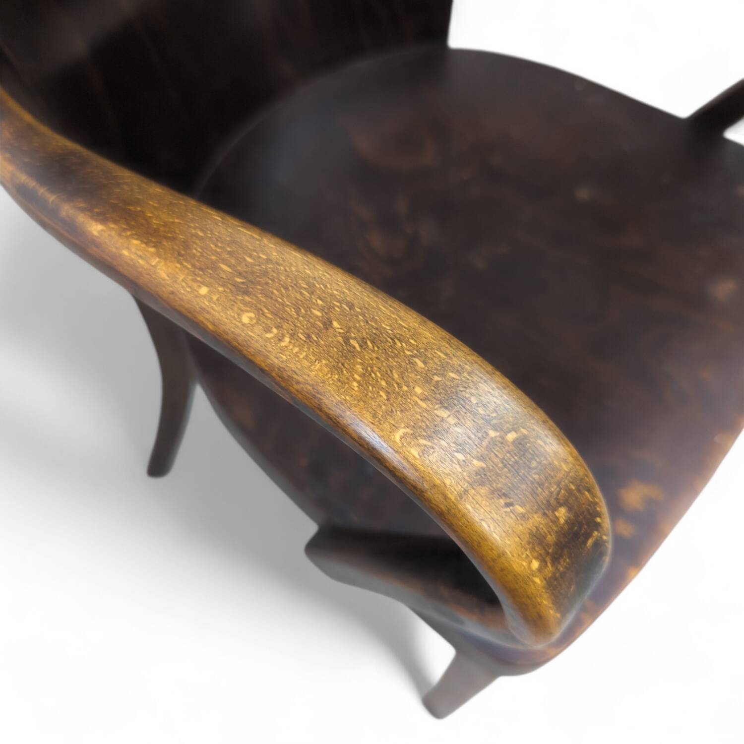 Fauteuil vintage en bois courbé Thonet 626/F, années 1930