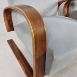 Armchairs in Walnut by Miroslav Navratil for Up Zavody, 1940s