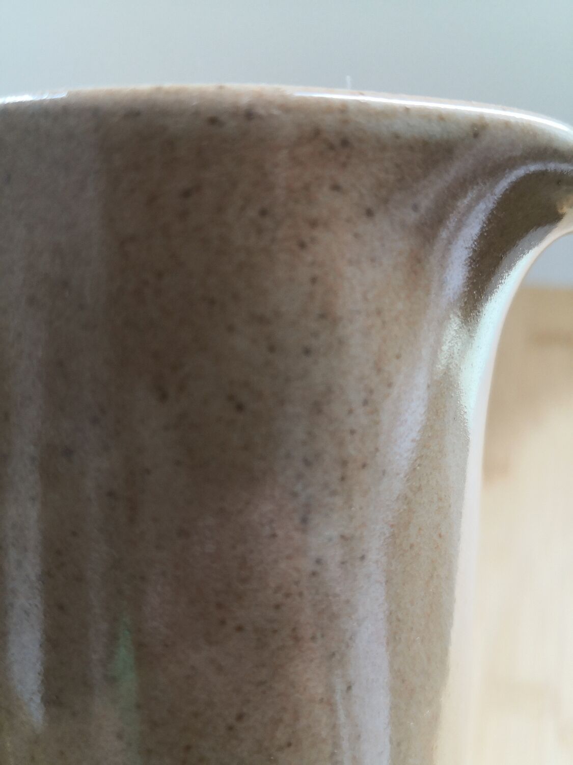 Vintage Brenne stoneware pitcher