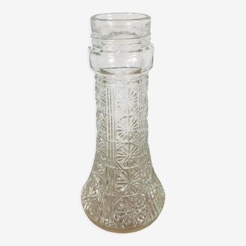 Moulded glass vase