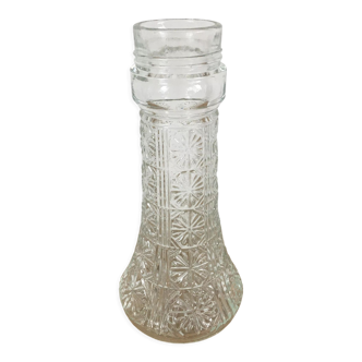 Moulded glass vase
