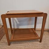 Art deco double top side table