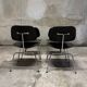 Set of 4 DCM chairs in black ash – Charles & Ray Eames for Vitra