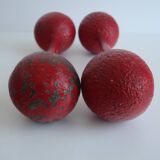 Set of Art deco Double Ball Dumbbels, 1930s.