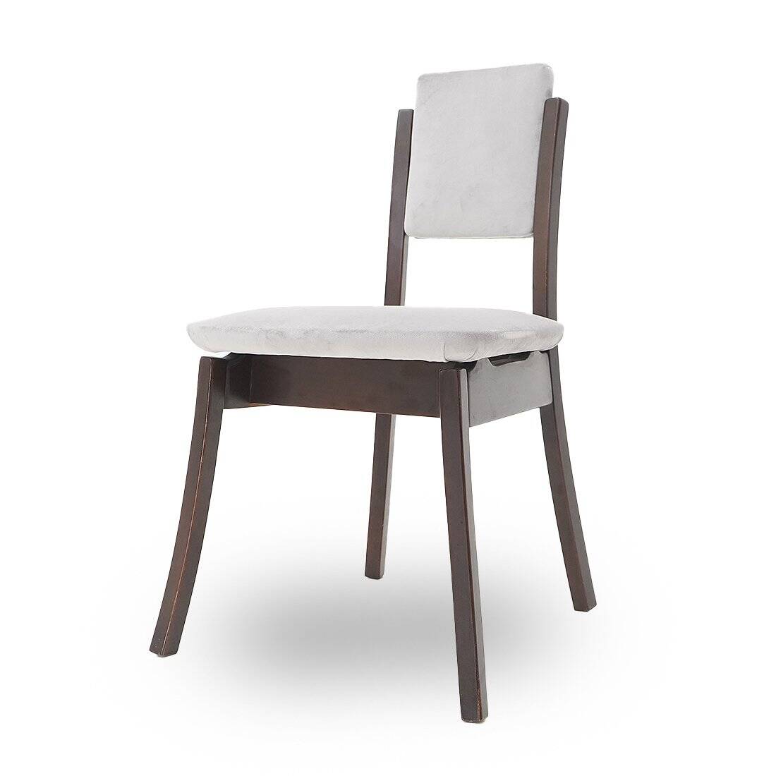 Grey velvet chairs by Angelo Mangiarotti for La Sorgente Del Mobile, 1970s, set of 6.