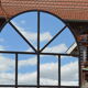 Miroir fenêtre d'usine en fer forgé
