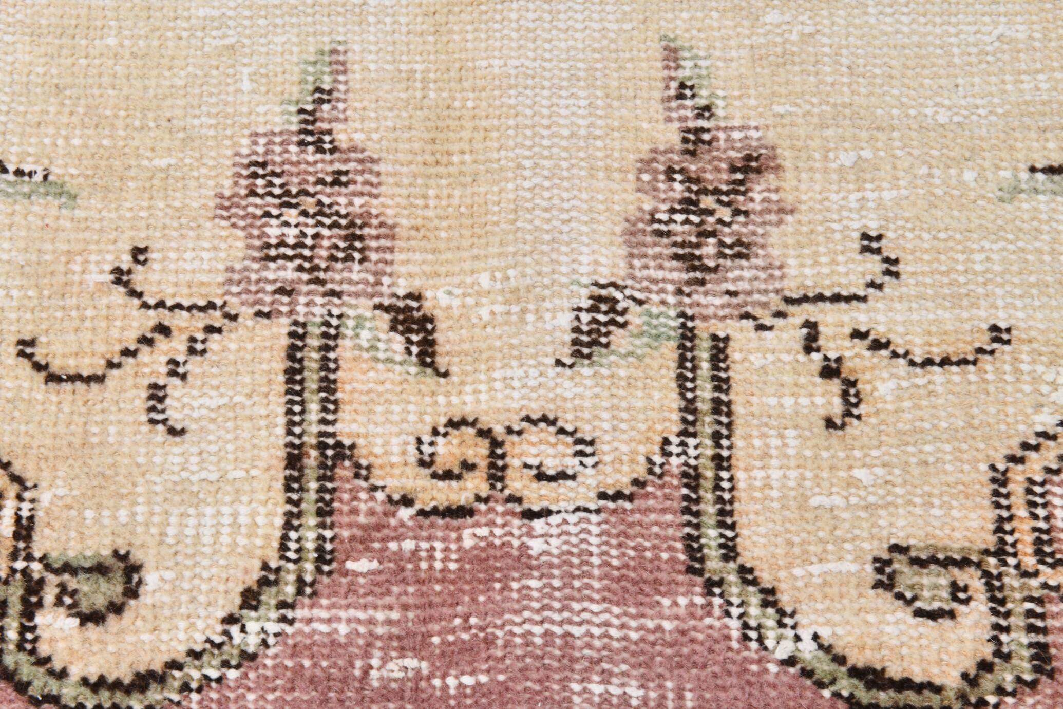 6x10 Burgundy & Cream Oriental Pattern Persian Rug, 185x314Cm