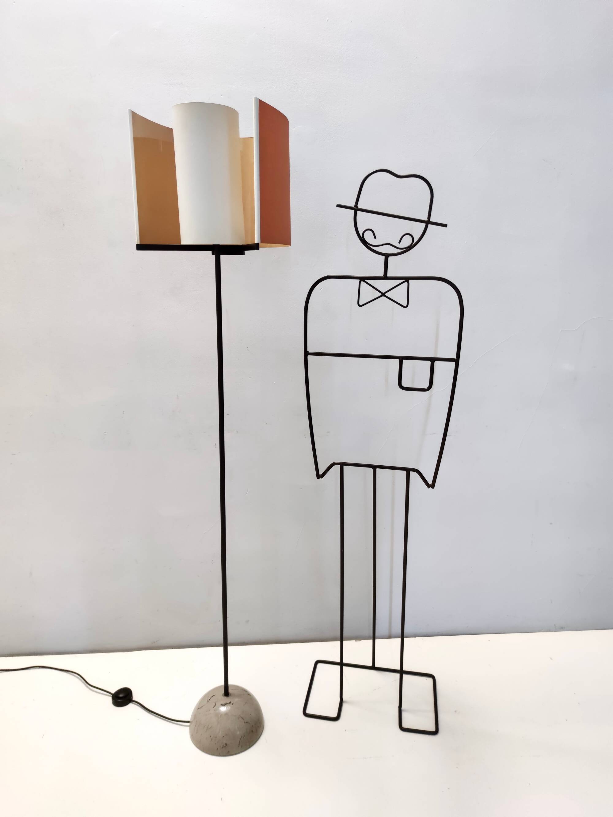 Rare Modernist Floor Lamp model "Abate" by Afra and Tobia Scarpa for Ibis