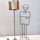 Rare Lampadaire Moderniste modèle "Abate" par Afra et Tobia Scarpa pour Ibis,