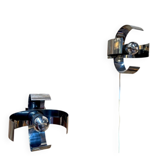 Vintage wall lights from the 70s