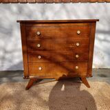 vintage commode with tapered legs