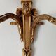 Vintage wall sconce in gilded brass, Empire style.