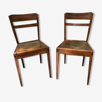 Set of 2 carola chairs manufactured by stella factories