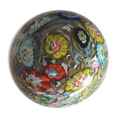 Sulfure millefiori Murano presse papier cristal