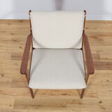 PJ112 Lounge Chairs by Ole Wanscher for Poul Jeppesens, 1960s, Set of 2