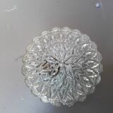 Molded glass ceiling light