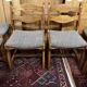 6 Vintage Brutalist Dining Chairs, 1970
