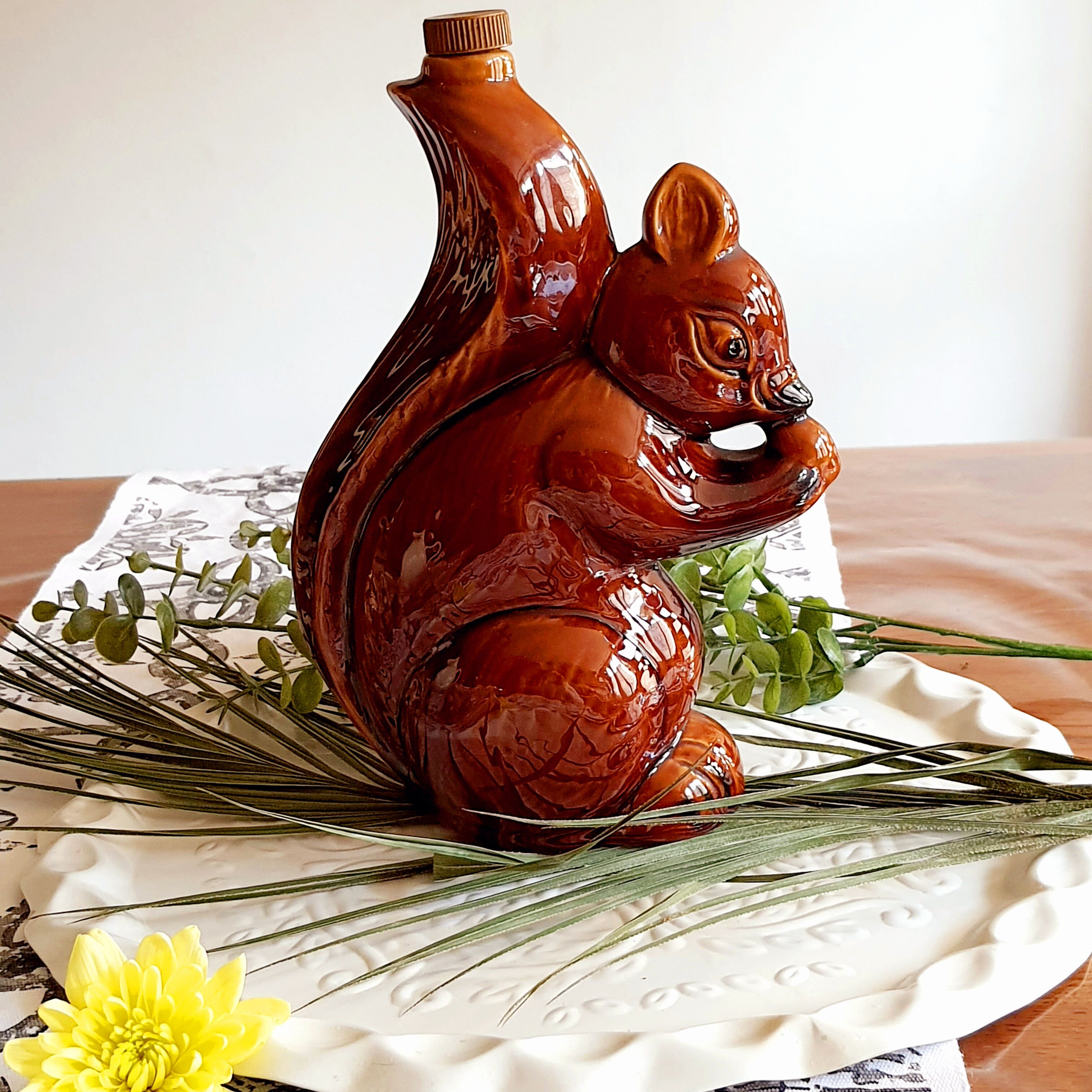 Squirrel zoomorphic carafe