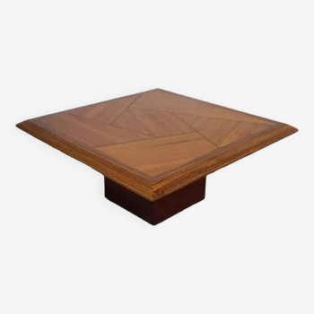 Table basse en bois de zebrano