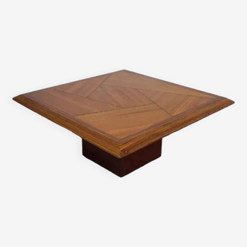 Zebrano wood coffee table