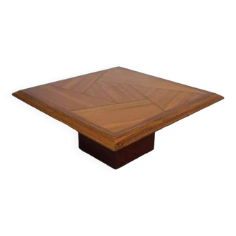 Zebrano wood coffee table