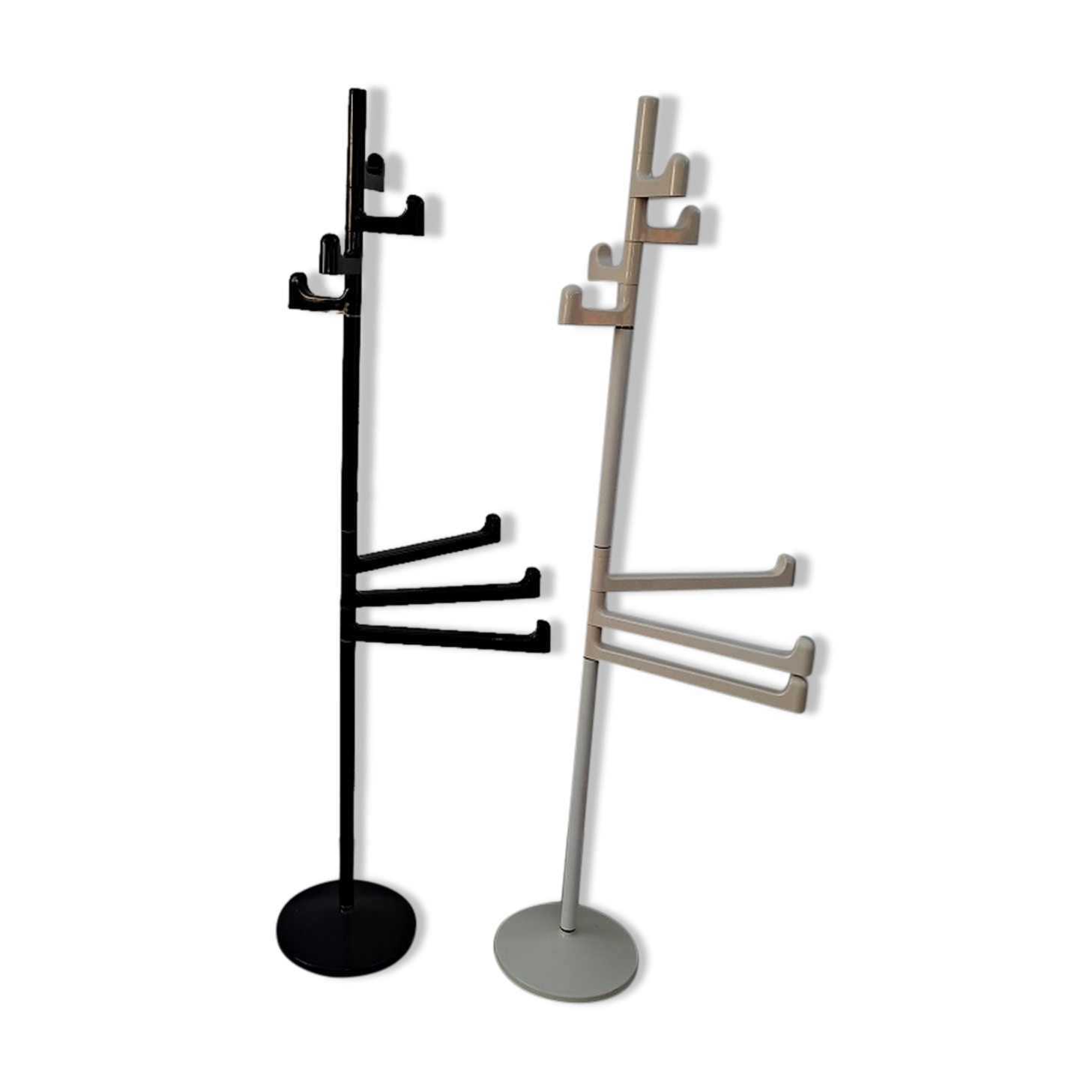 His & Hers Modern Italian Towel/Bathrobe Stand by Makio Hasuike for Gedy, Italy, 1960s