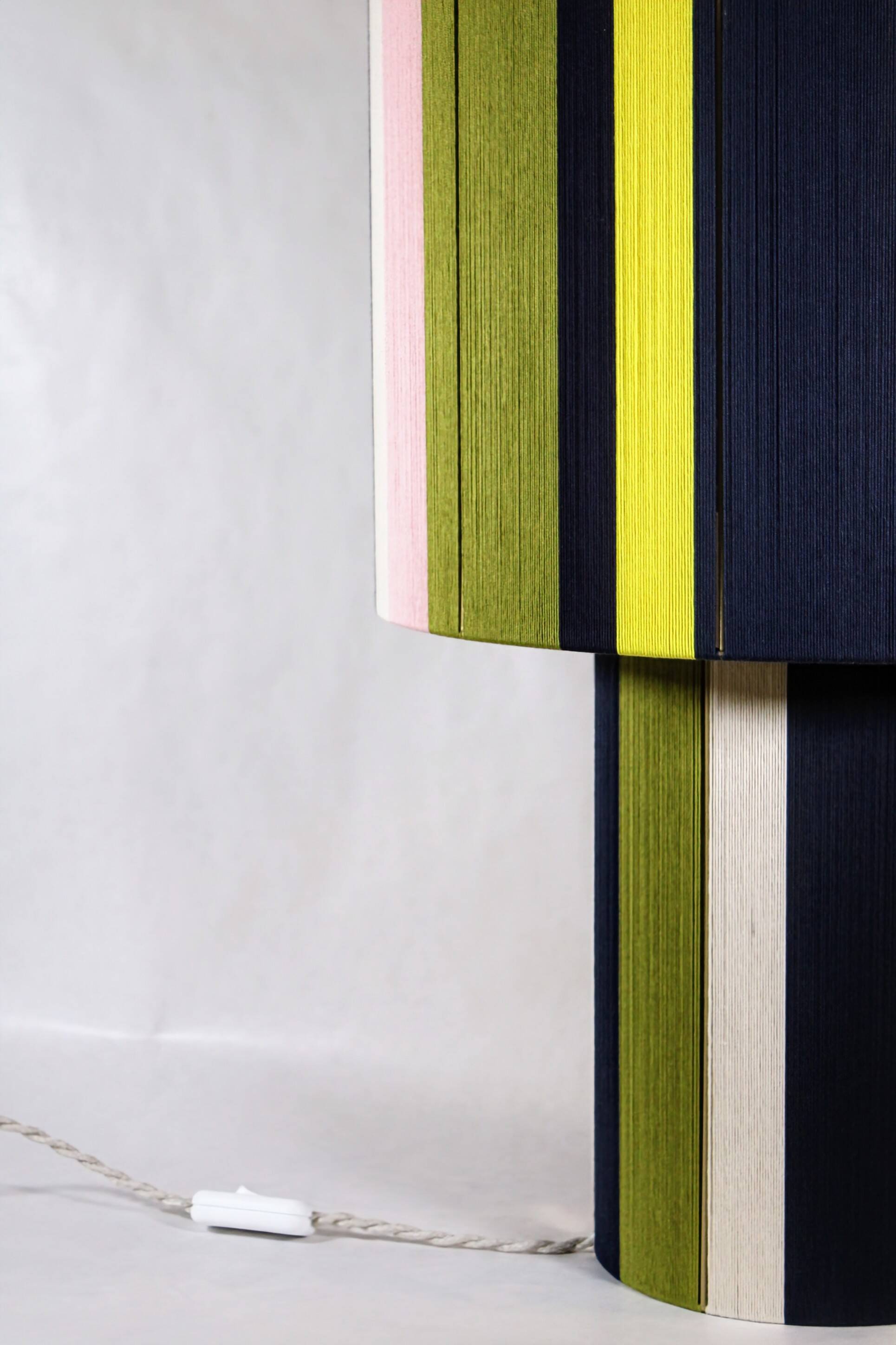 Large table lamp L'Elégante marine olive