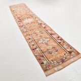 3x14 1960s Antique Vintage Runner Rug,84x427Cm