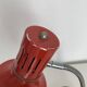 Vintage 1960 desk lamp Veneta Lumi Italy red - 35 cm