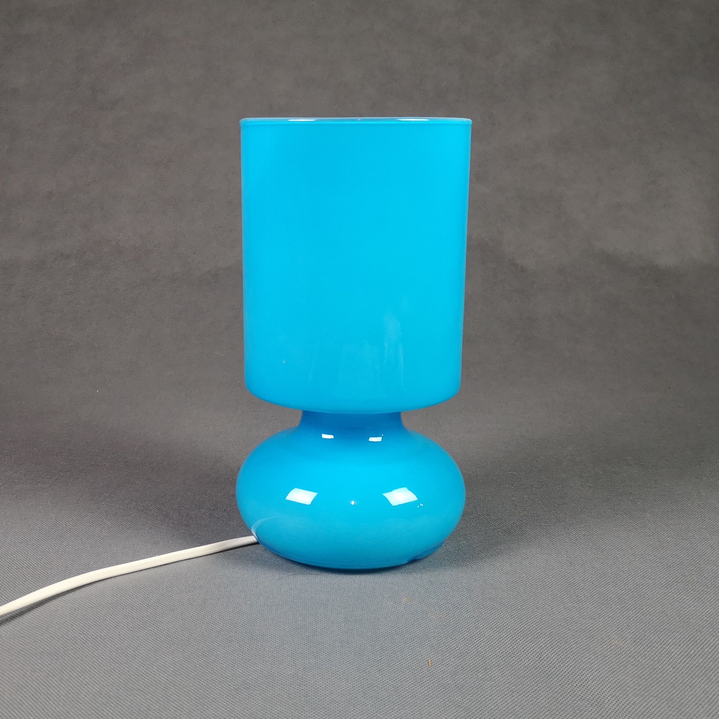 Lykta turquoise vintage lamp ikea opaline - vintage luminaire
