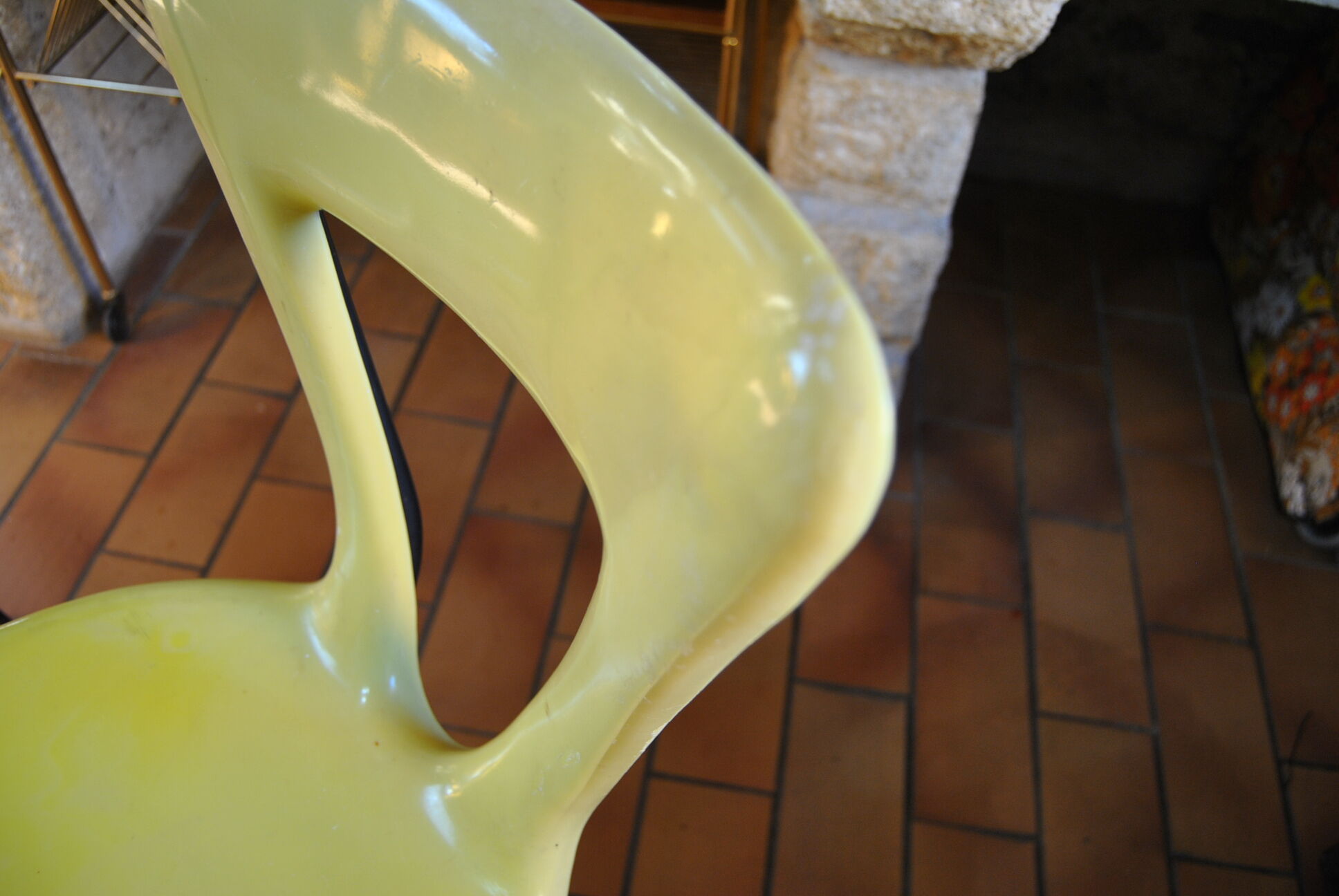 Pair of Gilac vintage 70s design chairs